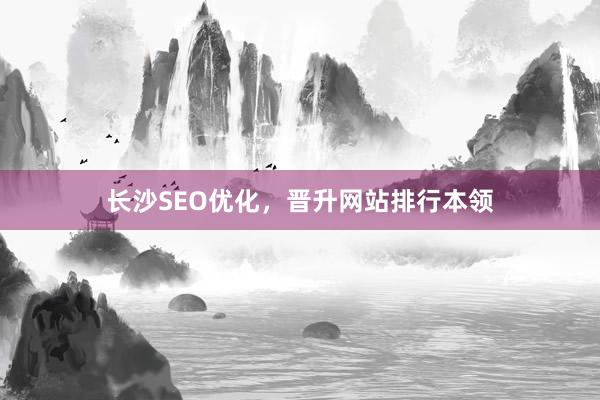 长沙SEO优化，晋升网站排行本领